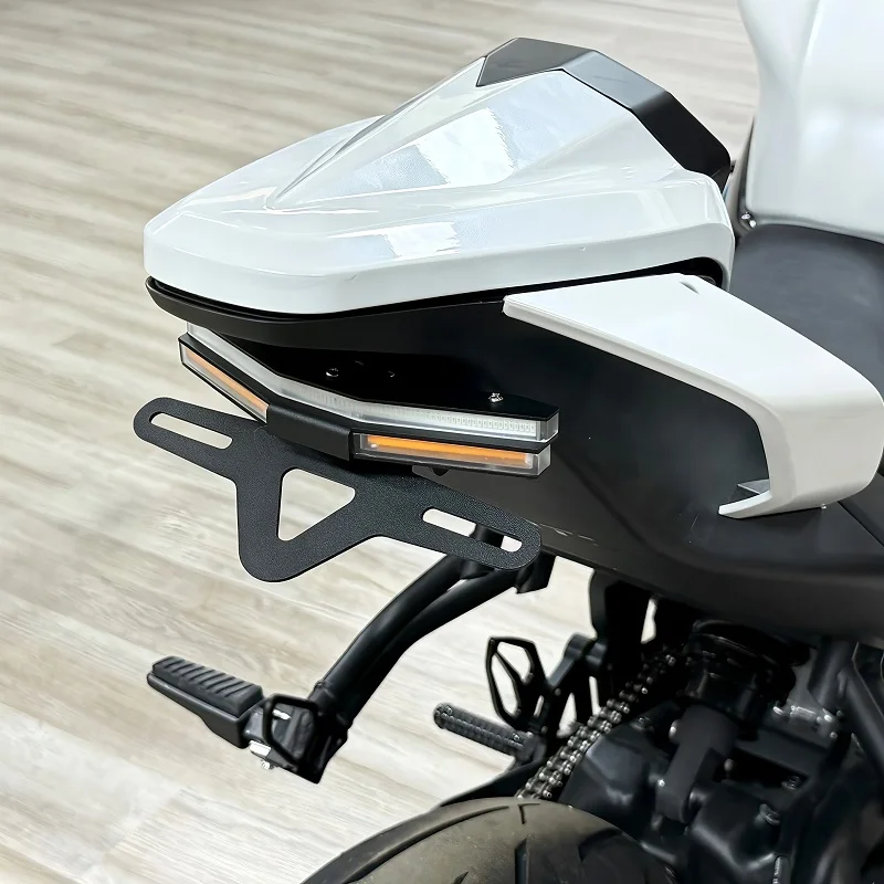 새로운 675SR-R 오토바이 통합 번호판 LED 조명 CFMOTO 675SR 675SR-R 675NK 500SR 675 SR SRR NK 용 방향 지시등