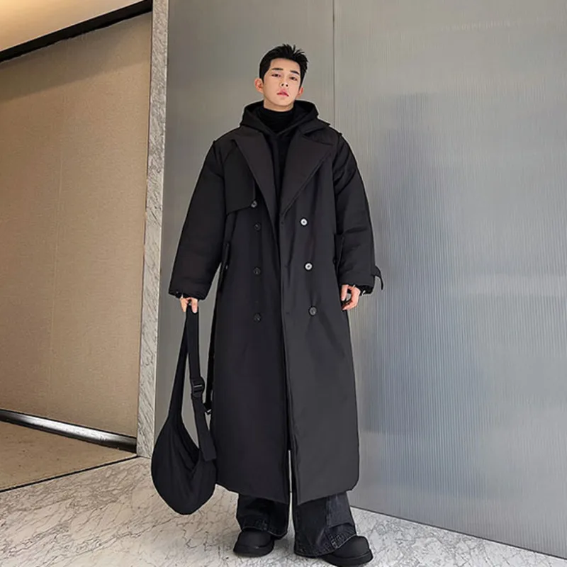 NOYMEI Oversize Silhouette Thickened Double Row Subblack
