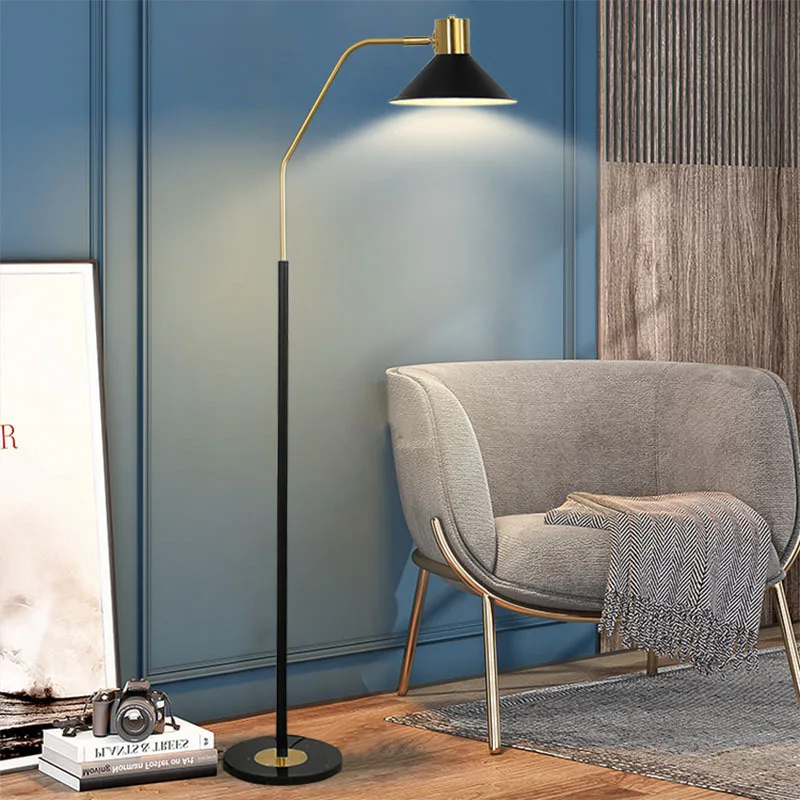 

Nordic Design Simple LED Floor Lamp Modern Lighting Metal Creative Floor Light for Hotel Reading Room Living Room Bedroom