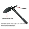 1PC Engineer Shovel Military Shovel Outdoor Multifunctional Folding Military Shovel Vehicle Camping Fishing Shovel Pickaxe 5