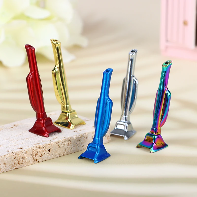 휴대용 미니 트로피 파이프, 금속 소재, 연기 허브 파이프, 필터 그릇, 담배 액세서리, 1PC
