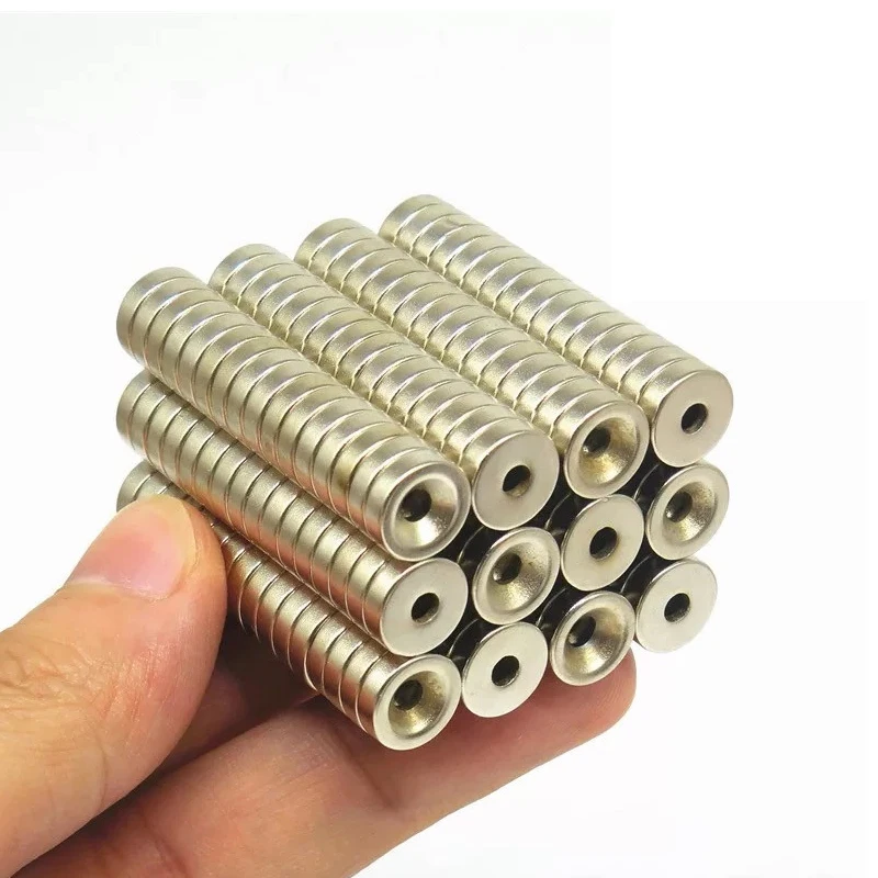 

5/10/20/30pcs Small Countersunk Round NdFeB Neodymium Magnet Powerful Rare Earth Permanent Fridge Magnets for DIY imanes
