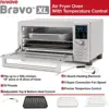 Bravo Convection Toaster Ovens Air Fryer Combo with 30QT Large Capacity For A Whole Chicken and 13" Pizza.1 2