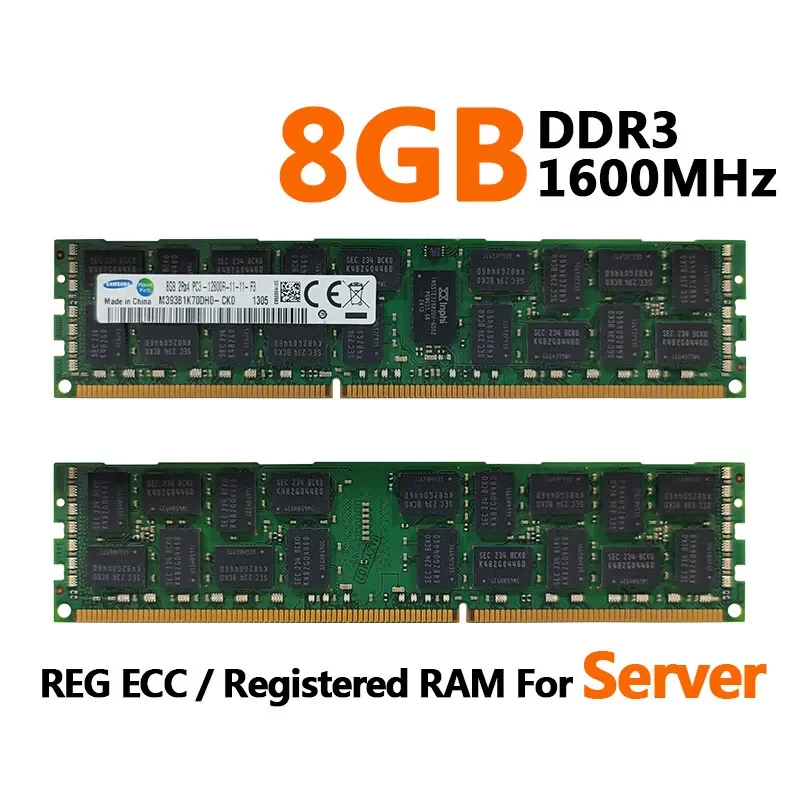 Memória de Servidor Samsung Ddr3 Ddr3l 16gb 8gb 4gb Ram 1866 Mhz 1600 Mhz 1333mhz Pc312800r Reg Ecc Registered Memory - Imagem 5