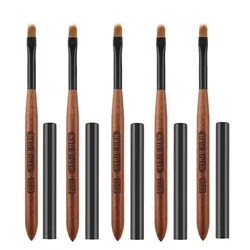 Round Wood Handle Ombre Nail Art Brush for Gradient & Acrylic Designs (G-B609-3)