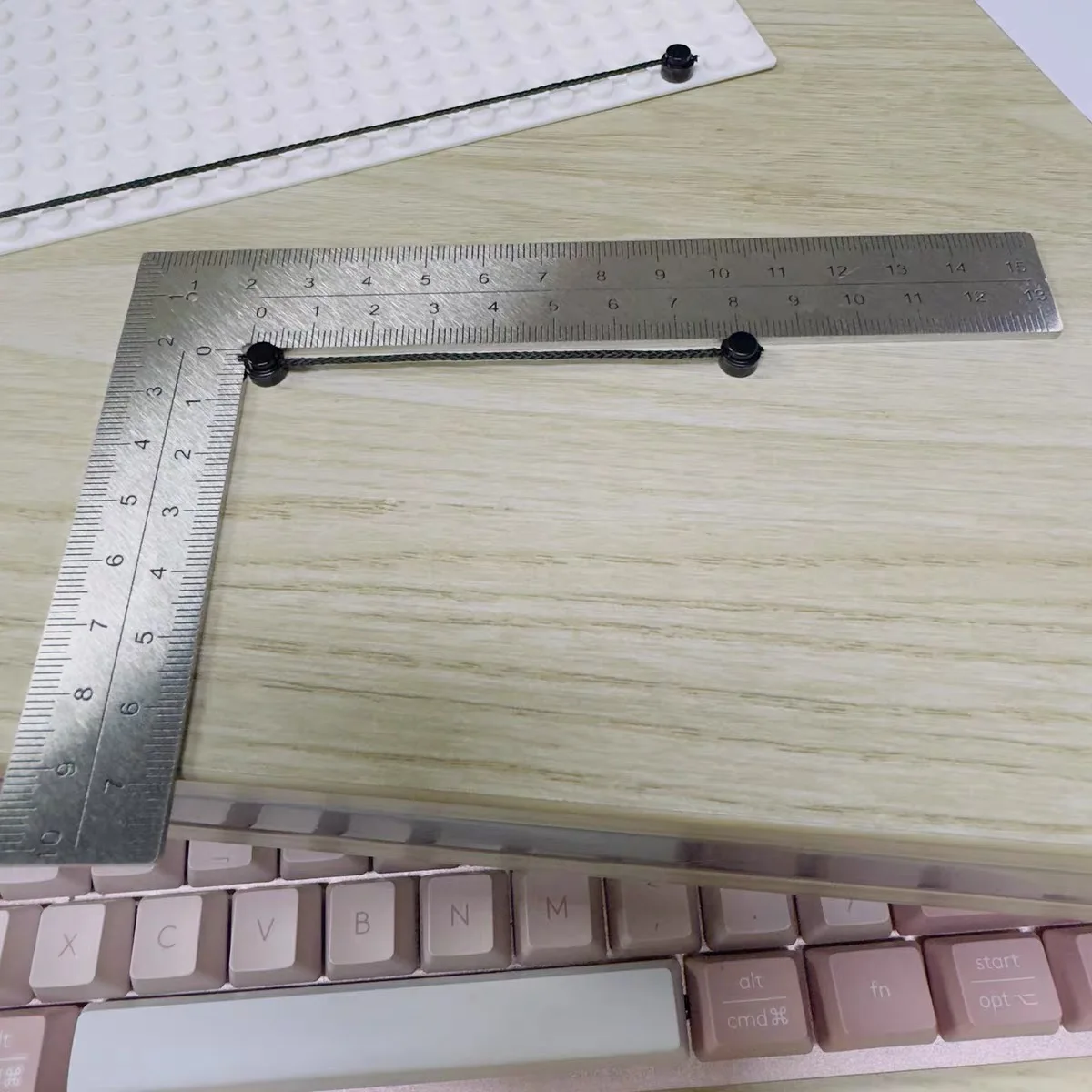 MOC 1PCS 14226 x127c11 로프 1x10.5 양쪽 끝에 버튼이 있는 빌딩 블록 6096955 부품 벽돌 입자 DIY 장난감 어린이 선물