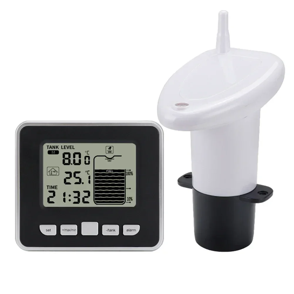 

Tank Alarm Kit Monitor Water Time Level Flow Meter Sensor Measuring Liquid Depth Transmitter Ultrasonic Wireless