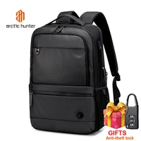 Arctic Hunter 2023 New Waterproof Polyester Casual Business Men's Computer Backpack Shockproof Computer Compartment 1