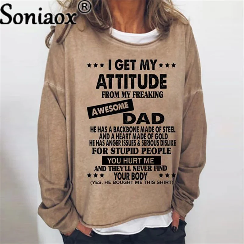 Winter Women Loose Round Neck Letter Print Street Sweatshirt American Style Casual Long Sleeves Tops Female Warm Bottoming Shirt
