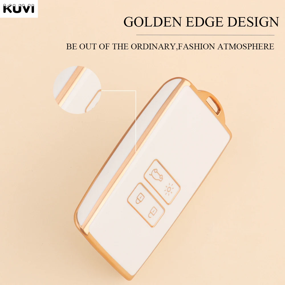TPU Car Key Case For Renault Captur Megane Talisman Espace Clio Zoe Koleos Scenic 4 Arkana Dacia Sandero Card