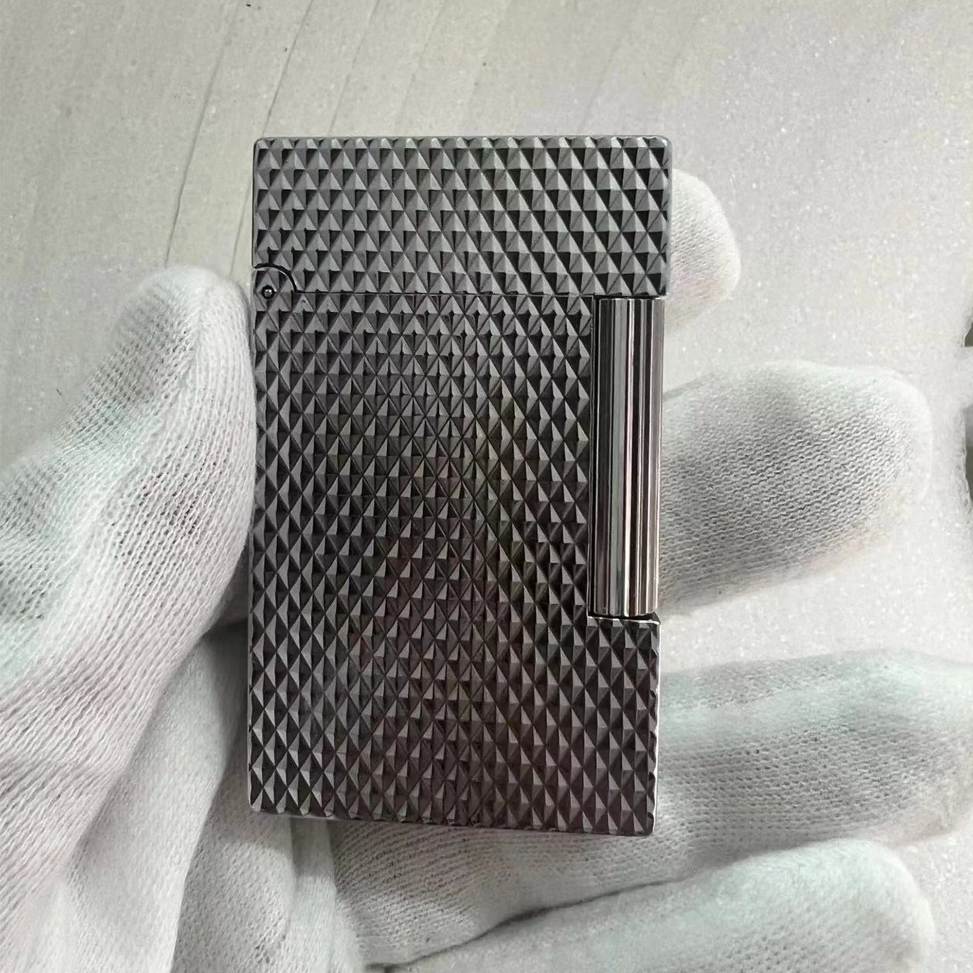 

Винтажная Роскошная Зажигалка Dupont Line 2 в Париже, газовая зажигалка для сигарет и табака, яркий звук пин, высокое качество