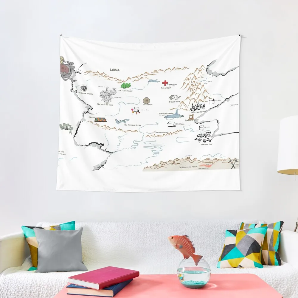 

Fillory Map (with Hand Writing Quest) Tapestry Wall Decor Outdoor Decor Room Decor Home Accessories Tapestry