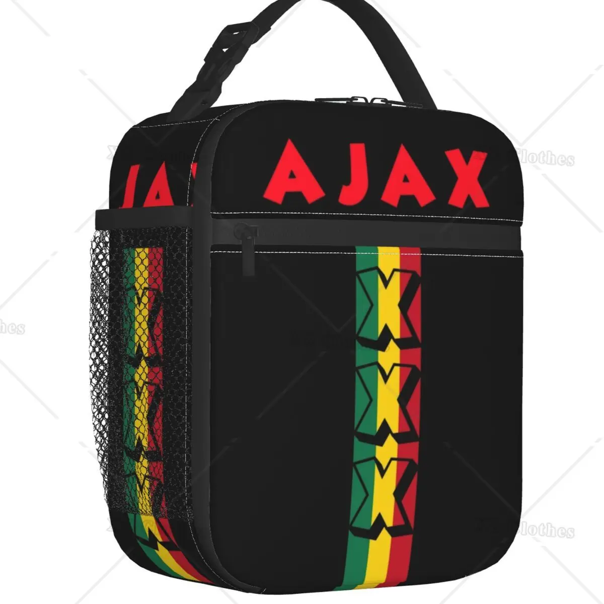 Amsterdam Football Ajax Bob Marley Borse Da Pranzo Isolate Per Donna Uomo Bambini Lavoro Scuola Viaggio Tre Uccelli Scatola Frigorifera Impermeabile