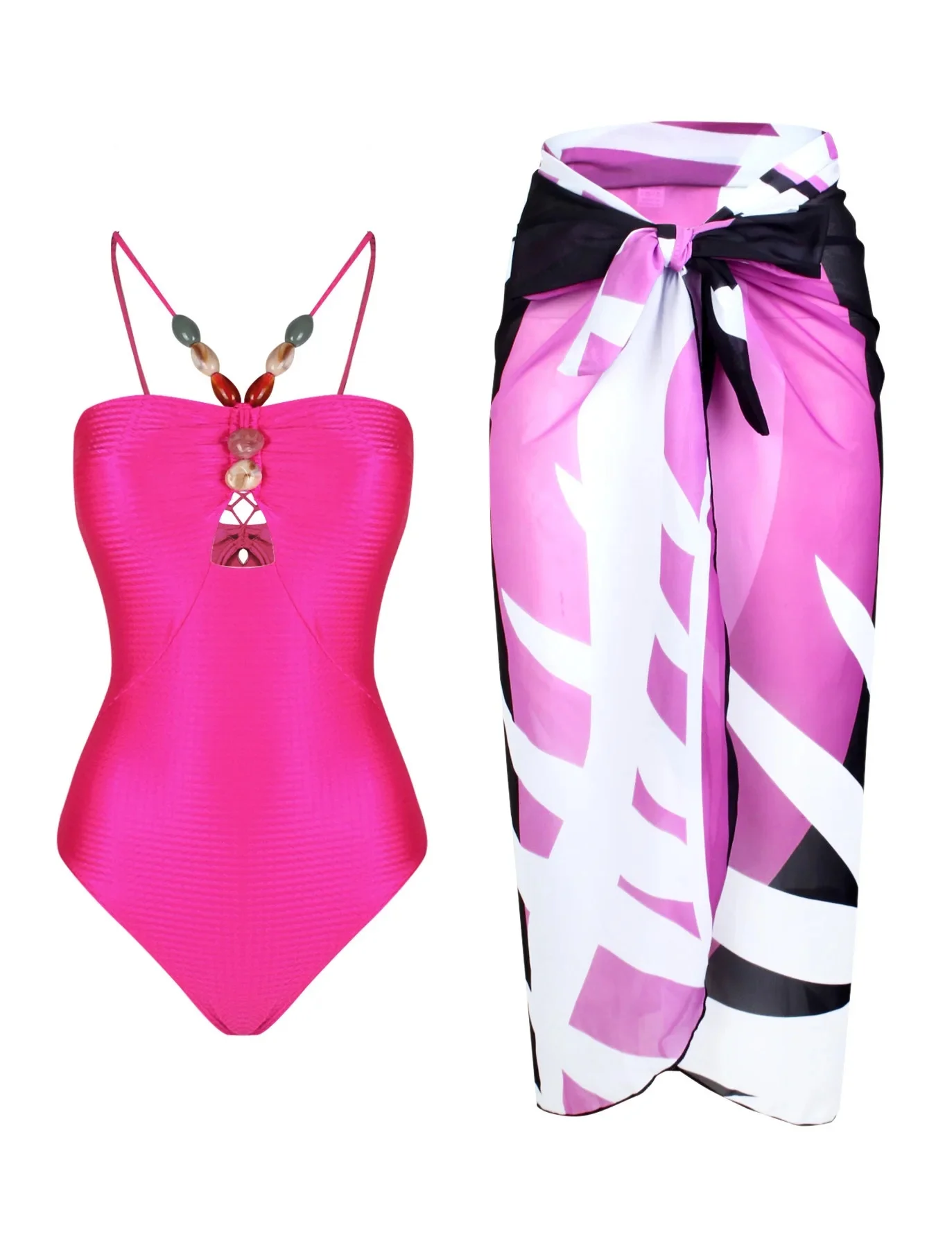 044 rose red suit