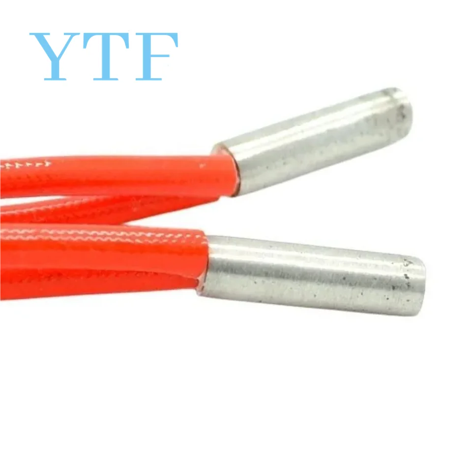 2 Pz Stampanti 3D Cartuccia Riscaldatore 12 V/24 V 40 W 6*20mm 1 M Per PT100 HOTEND Vulcano MK8 MK9 Estrusore Parti 12 V 24 V 40 W Parte Di Calore - Foto 12