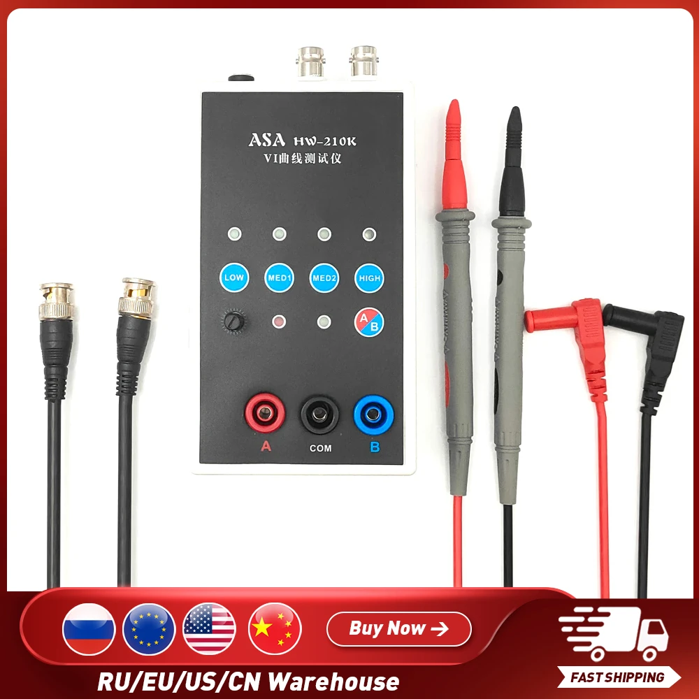 VI Curve Tester - 2 Channel Circuit Board Analyzer With 4 Frequency Settings For Electronics Repair