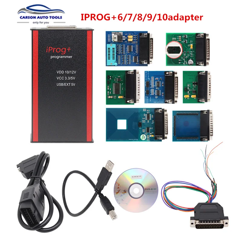 

iPROG+ V85 Iprog Programmer V85 Support 2019 Year 3in1 IMMO + Mileage Correction + Airbag Reset Replace Carprog/Digiprog/Tango