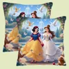 sweet Princess Pillow Covers Cartoon Sofa Decorative Home Double-sided Printing Short Plush Cute Cushion Cover 4