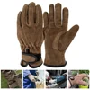 Outdoor Protective Gardening Gloves Yard Cleaning Floral Garden Leather Anti Thorn And Weed Protection Labor Gloves 1 Pairs 4