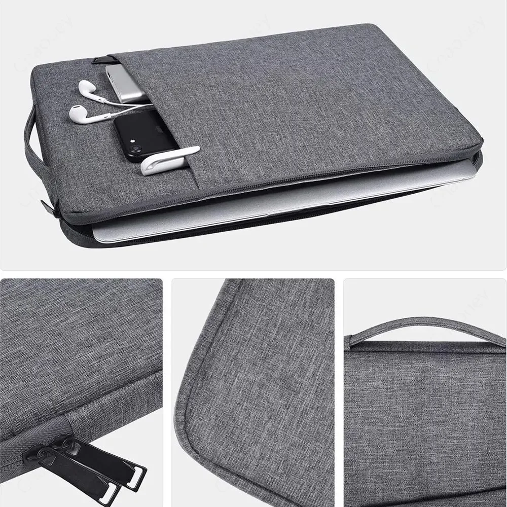 Laptop Sleeve Bolsa Case para hp 133 135 14 156 16 Impermeável Zíper Portátil Notebook Cover para hp 116 125 Bolsa - Imagem 4