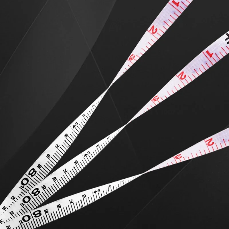 30/50/100M 휴대용 유리 섬유 줄자 고정밀 내마모성 접이식 줄자 목공 측정 도구