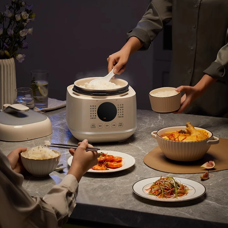 220V 2.5L Electric Pressure Cooker Mini Portable Rice Cooker Smart Home Kitchen Appliance Genuine