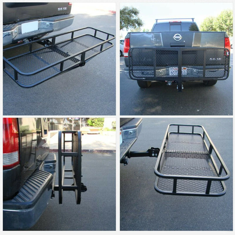 Offroad Vehicle Rear Basket Shelf Luggage Basket Car Rack Foldable