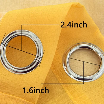 Elegant Window Voile Panel Drape Gradient Solid Color Sheer Window Curtains Treatment for Home Decor Bedroom Living Room Patio 3