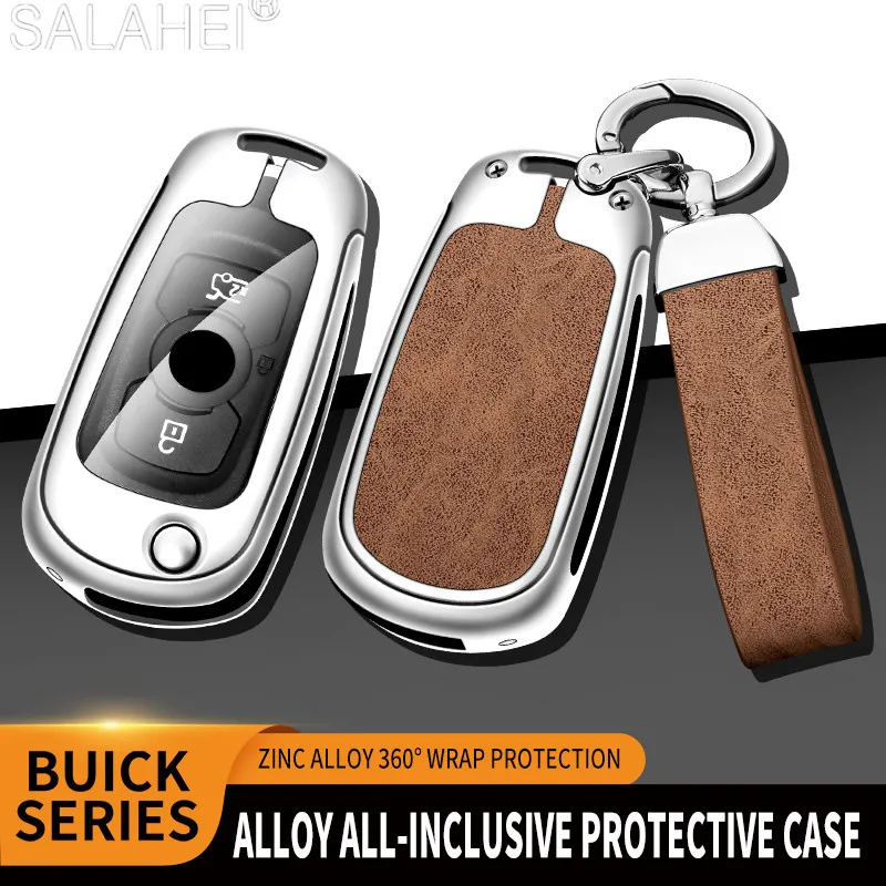 Car Flip Key Case Cover Shell Portachiavi Per Buick Verano Encore Gx Gl6 2018 - 2020 Per Opel Vauxhall Astra K Corsa E Protector