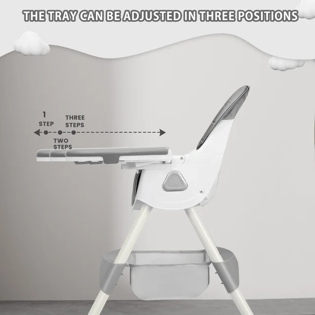 Foldable Baby High Chair 4