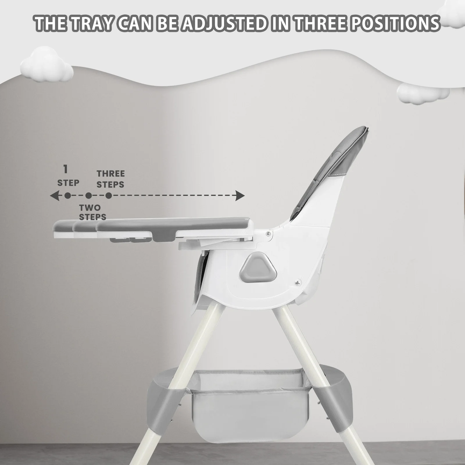 Foldable Baby High Chair 4