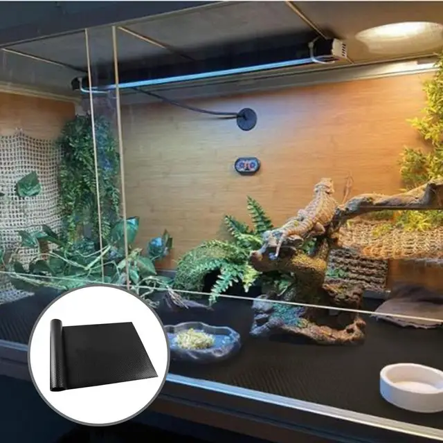 Reptile Carpet Terrarium Liner Bedding Reptile Substrate Mat Safe And Comfortable Reptile Cage Mat For Snake Gecko Lizard 2