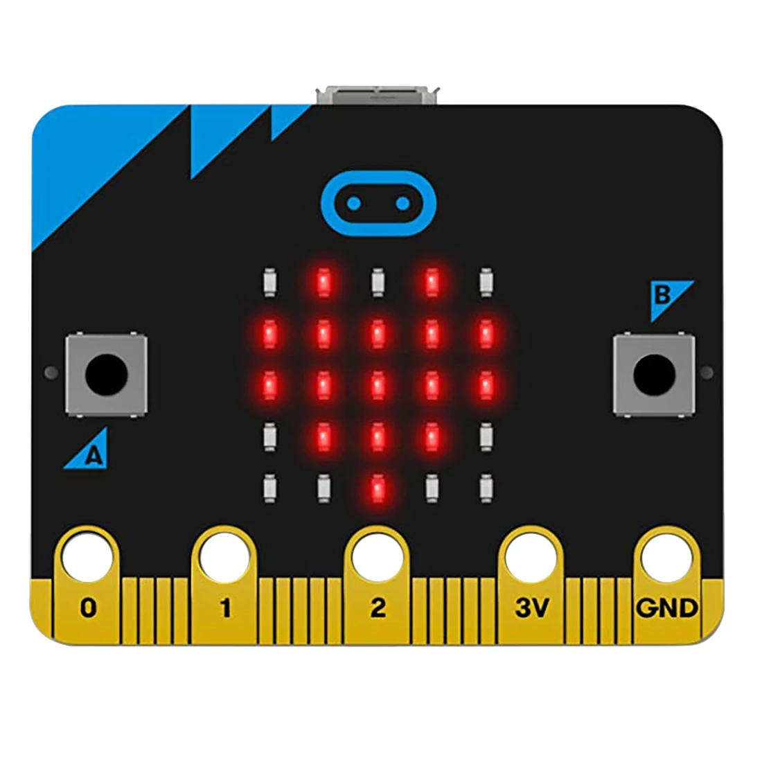 Scheda di sviluppo Micro:Bit V1.5, Kit auto intelligente Micro:Bit/Qtruck/Robot programmabile per l'educazione Python BBC Microbit per il fai da te - immagine 4