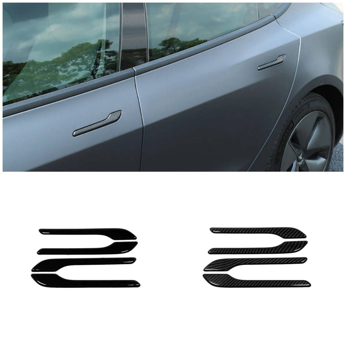 

Наклейки на дверную ручку Tesla Model 3 Model Y 2017-2022