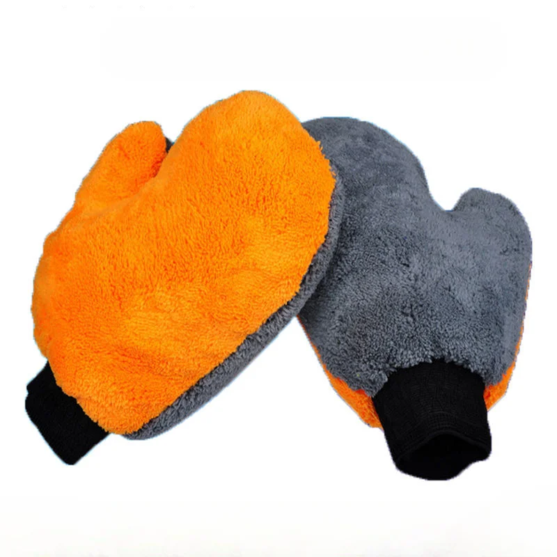 Car Cleaning Gloves Microfiber Gloves 1/2pcs