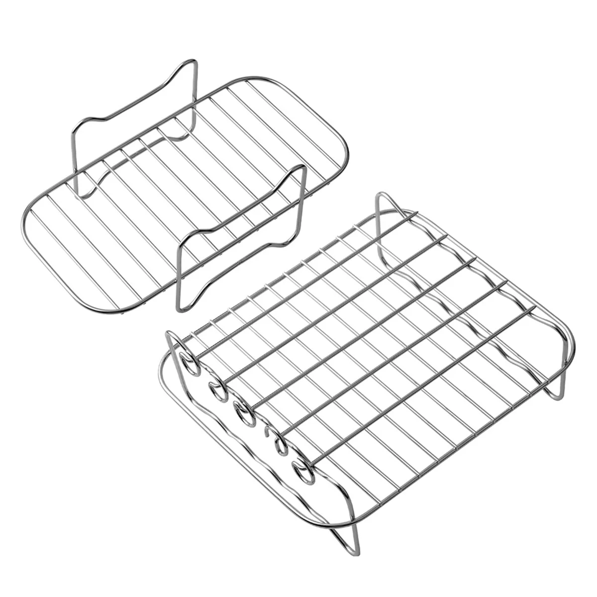 Air Fryer Accessories Air Fryer Rack Cooking Grate for Philips Dual Basket Airfryer 3000 Series Tefal EY9018 5.2/3.1L