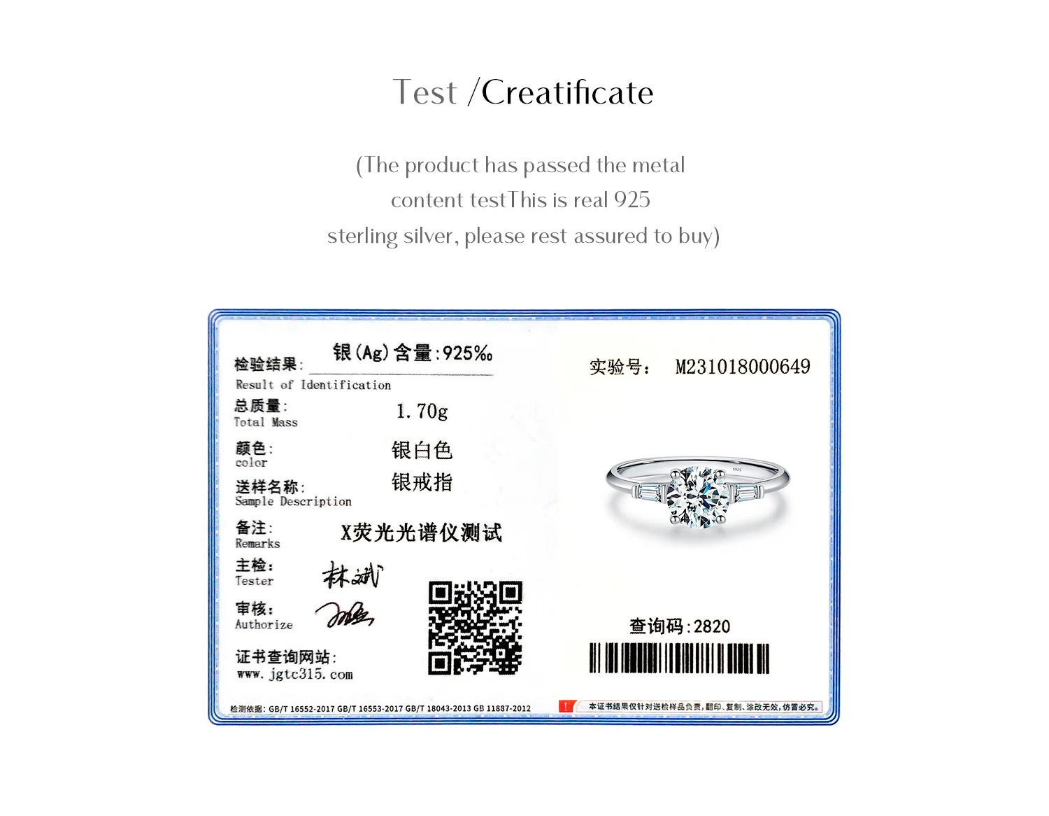 MODIAN 1.0CT Round Moissanite Ring D Color Lab Diamond Classic 925 Sterling Silver Wedding Engagement Band Jewelry For Women MODIAN 1.0CT Round Moissanite Ring D Color Lab Diamond Classic 925 Sterling Silver Wedding Engagement Band Jewelry For Women