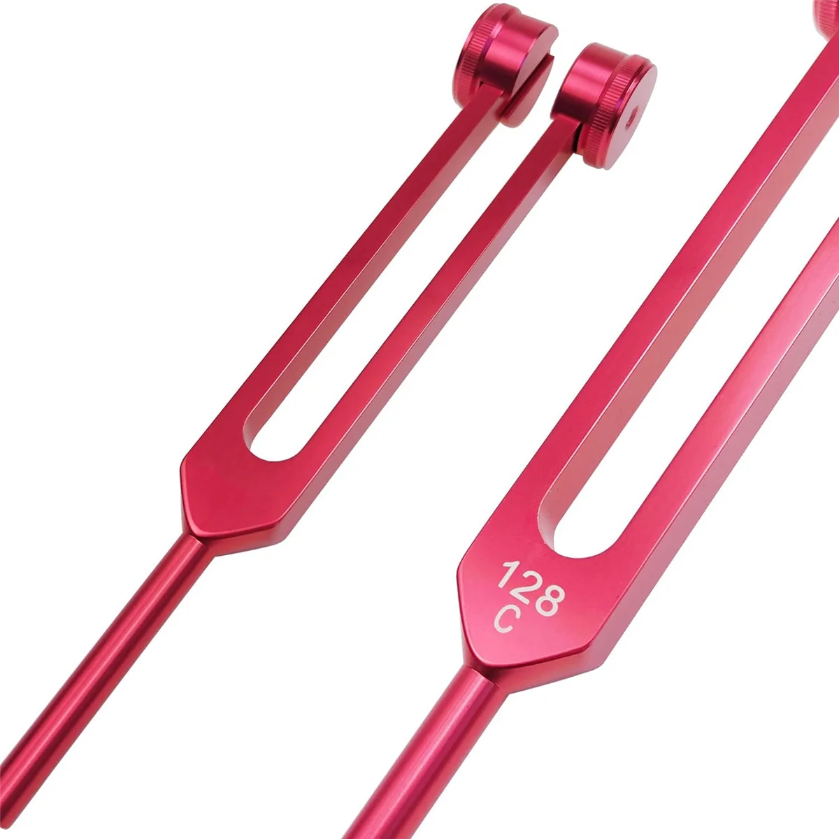 128 Hz Tuning Fork Weighted Red Tuning Forks for Healing 128 Hz Sonic Slider Tuning Fork 6