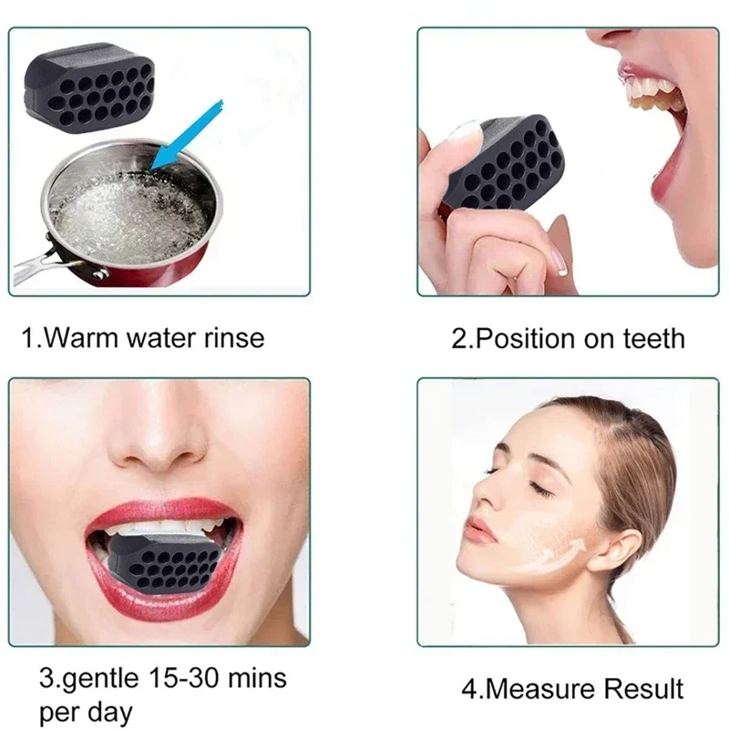 Jawline Training Thin Face Fitness Ball Facial Muscle Activate Exercise Mouth Masseter Jaw Chin Slimming Mandibular Lift Tools facial massager face slimming massager facial exerciser
