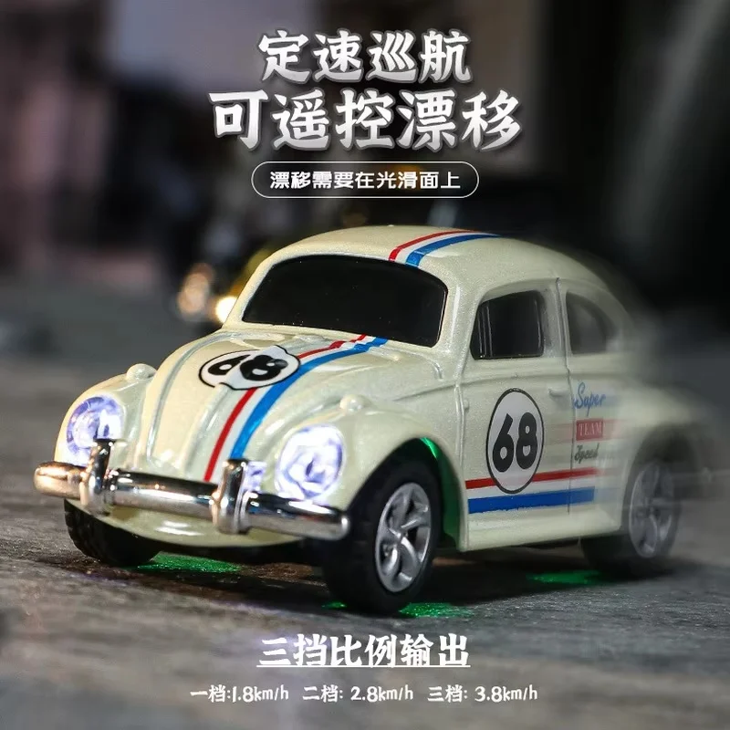 Wireless Mini Beetle Alloy Remote Control Car Mobile Phone Remote Control Model Car Toy 2025