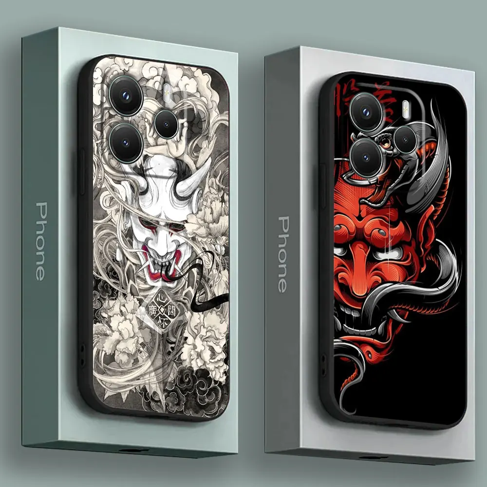 Japanese Art Samurai Ninja Soft Phone Case Cover