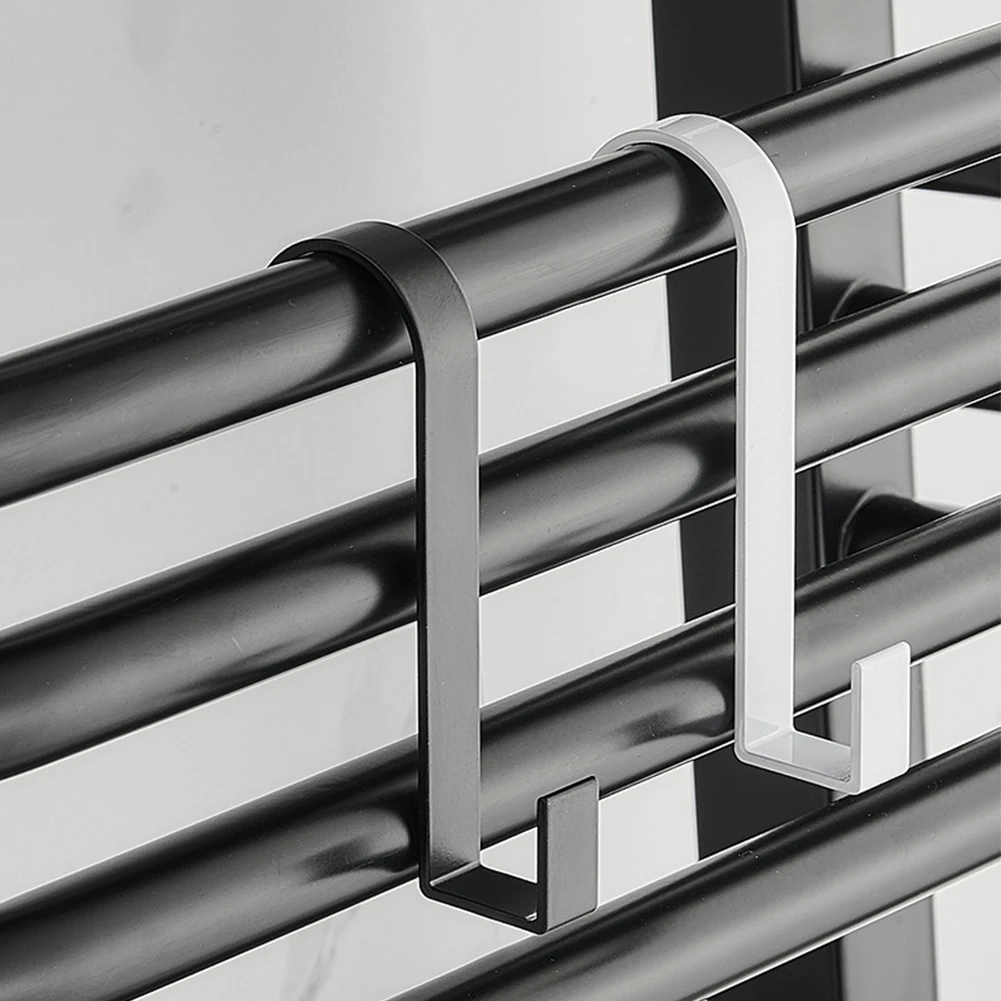 Aluminum Over Door Cabinet Hook for Bathroom Towel Coat