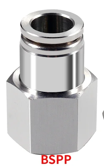 Stainless Steel Pneumatic Quick-Release Connector Elbow Fitting