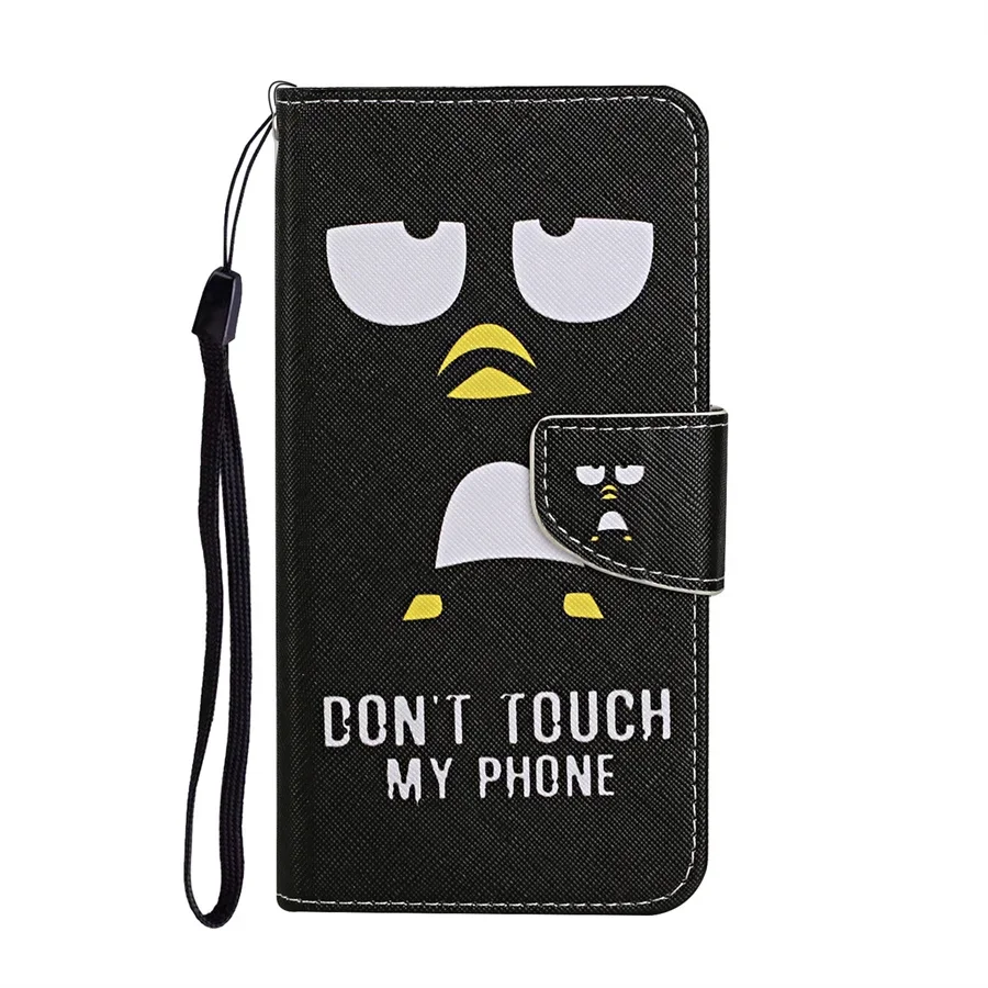 Ethnic Style Leather Flip Stand Wallet Case Cover