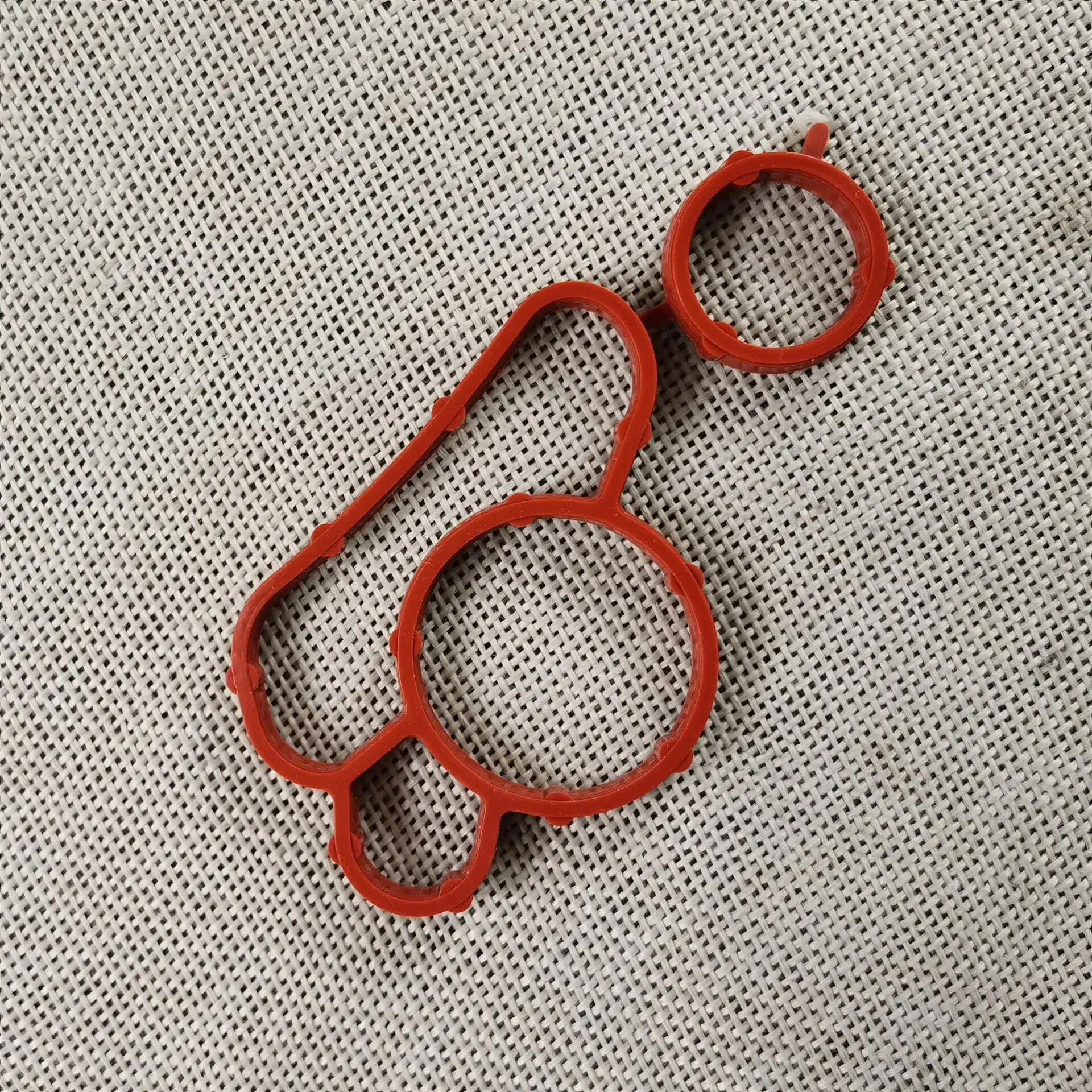 Oil Cooler Gasket Seal 2PCS For 06J117070A Golf A3 2008-2013 2.0T 06J117070C 06J115441A 06J115441 06J117070 oil cooler kit