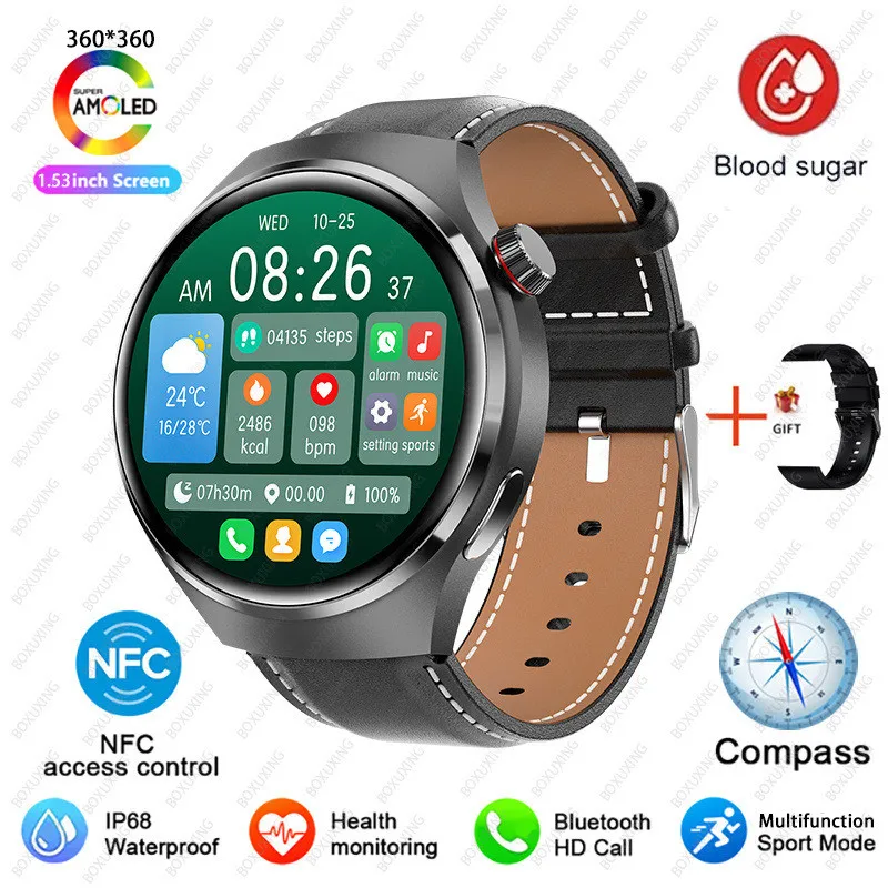 Huawei-reloj inteligente 4 Pro para hombre y mujer, accesorio de pulsera  deportivo con pantalla completamente táctil, Bluetooth, llamadas  independientes, ESIM, nuevo, 2023 - AliExpress