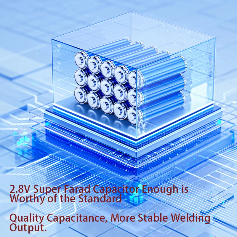 Digital Spot Welding Machine 2.4inch Color Screen Welding 0.6MM 10A SuperCapacitor For 18650 Lithium Battery Welding Spot Welder 4