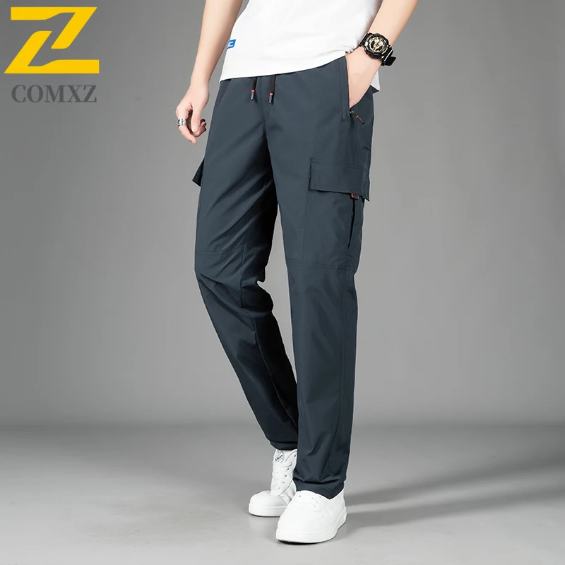 EiAO Men's Spring  Work Pants Outdoor Hiking Windproof Waterproof Multi-Pocket Camping Fishing Lightweight Durable Casual 2025