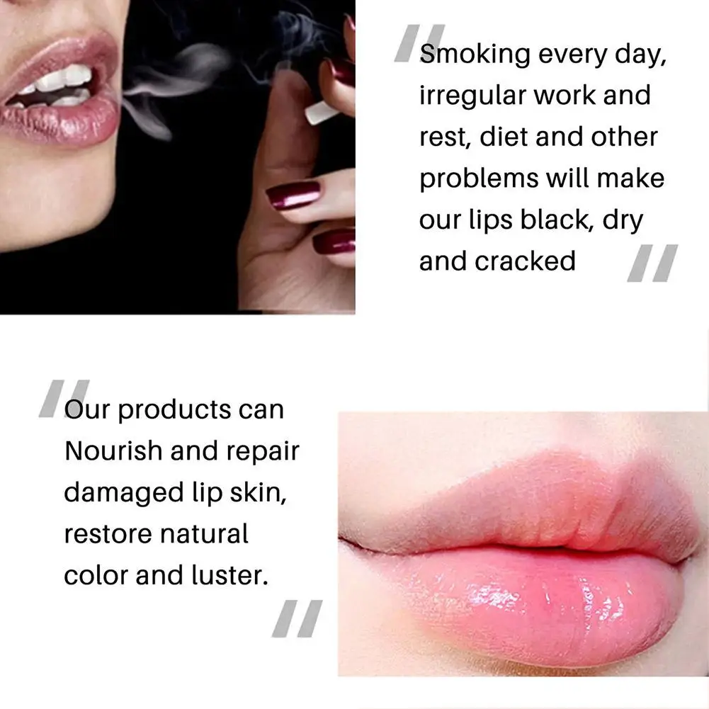 NEW Sumptuous Pure Natural ESSENCE Lip Balm Remove Dark Lighten Lip Mask Fade Lip Line Brighten Exfoliating Moisturize 3