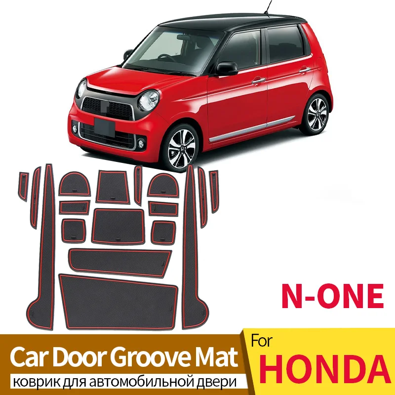 Auto Anti-Slip Fessura Del Cancello Tazza Zerbino Per Honda N-One Pvc Anti-Sporco Porta Non-Slip Pad Auto-Adesivi Accessori Decorativi